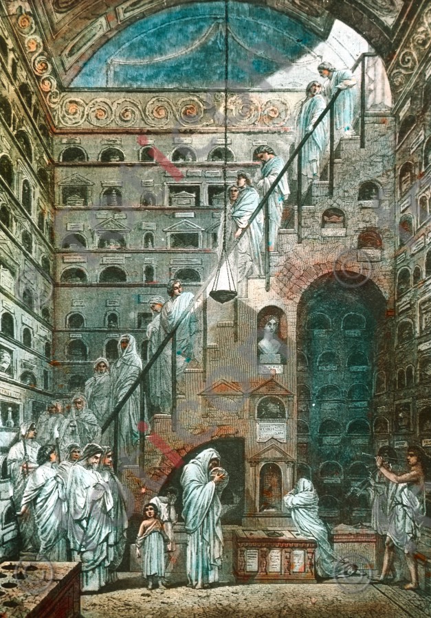 Columbarium in Rom | Columbarium in Rome - Foto simon-107-002.jpg | foticon.de - Bilddatenbank für Motive aus Geschichte und Kultur